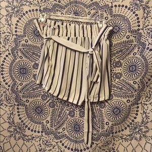 Romwe striped shorts